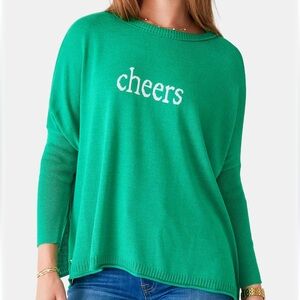 Perfect for St Patrick’s Day, Christmas and Tailgating! Green Crew Neck Sweater